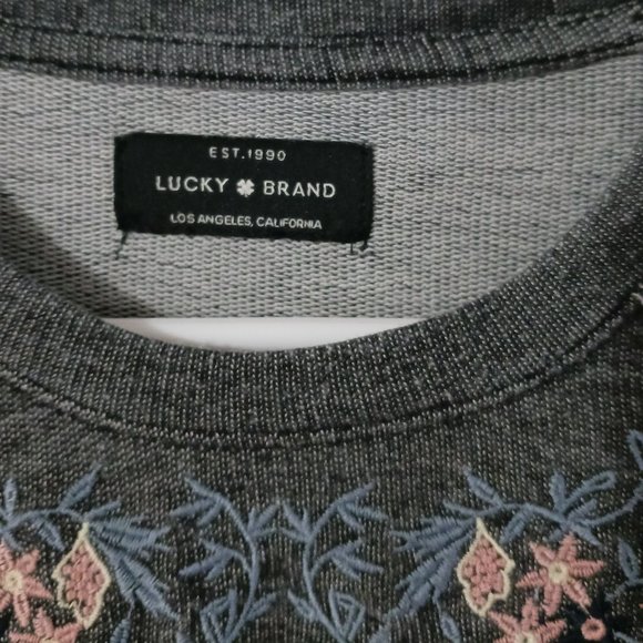 Lucky Brand Women's Sweater Grey Small - Picture 2 of 3